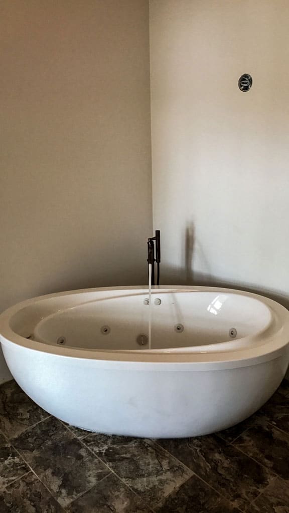 Remodel plumbing installation