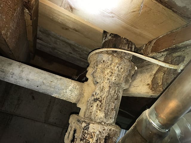 Sewer line repair
