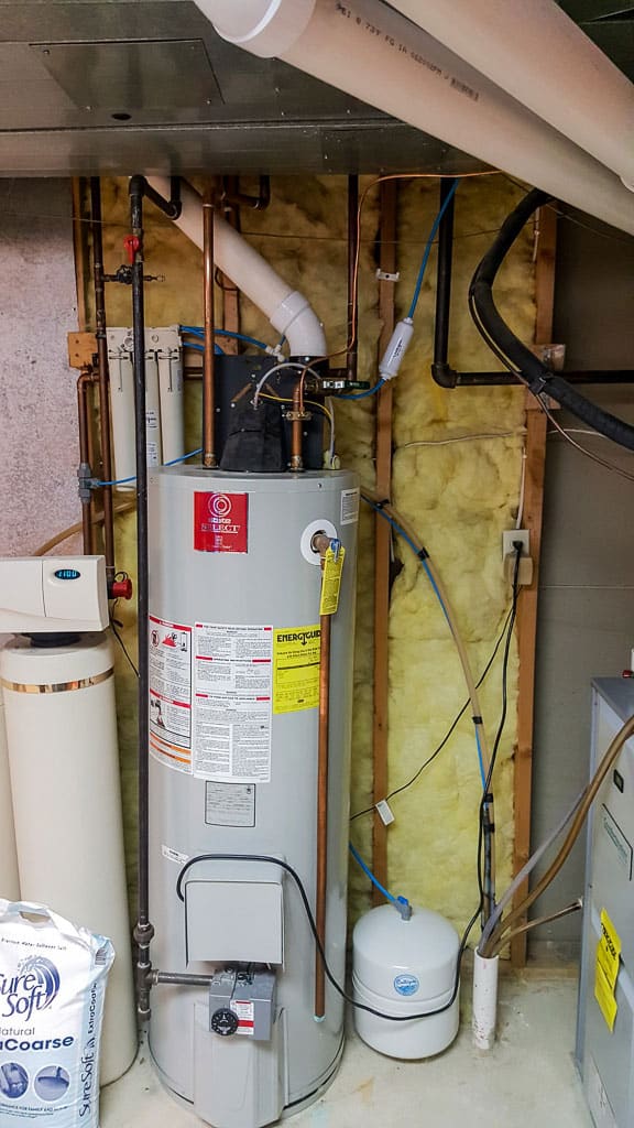 Water heater installation